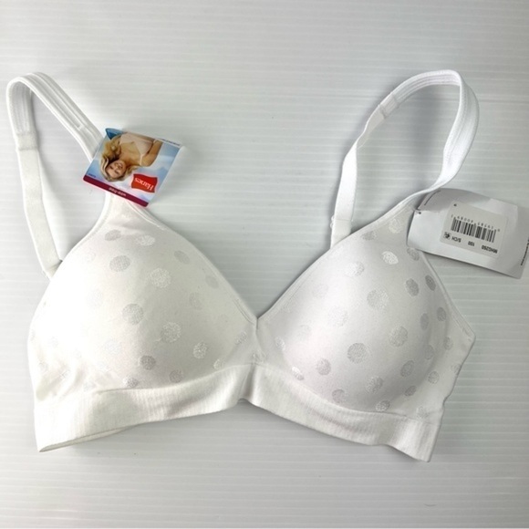 Hanes Women's ComfortFlex Fit Full Coverage Wirefree White Size small - Picture 2 of 7